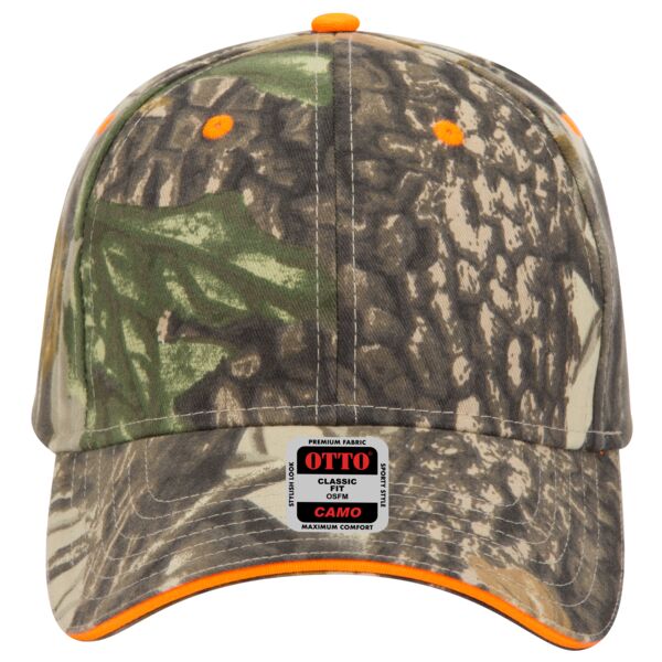 OTTO CAP® Camouflage 6 Panel Low Profile Baseball Cap Thumbnail