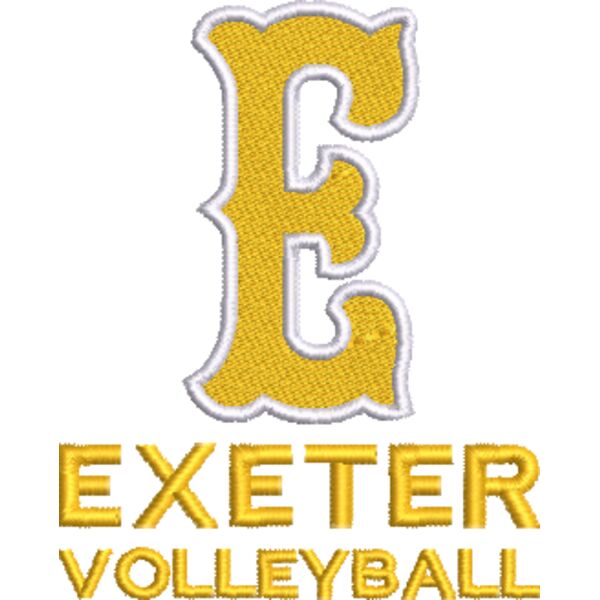 E Volleyball Yellow Text Thumbnail